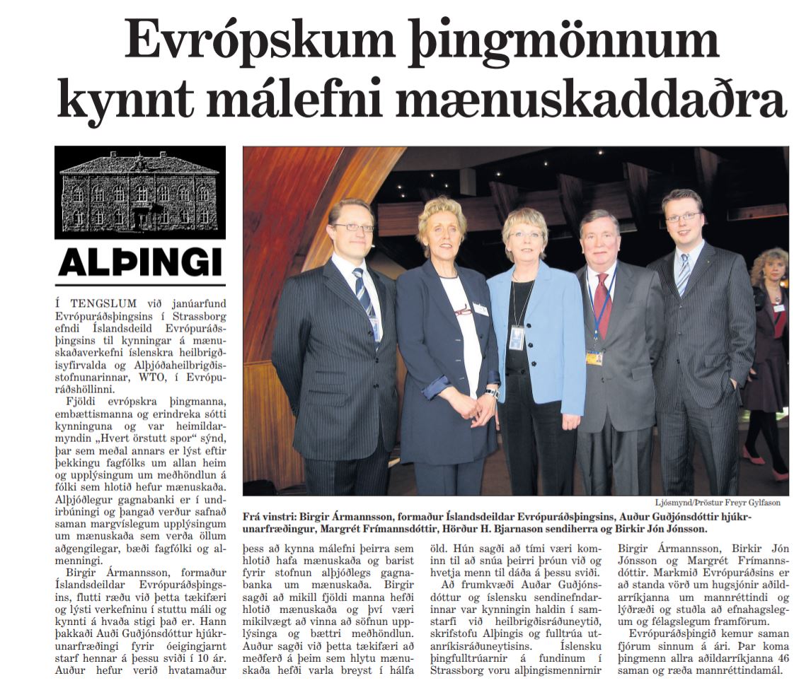 European ministers made aware of the issues facing sufferers of spinal cord injury